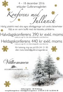 Julbord Konferens Jullunch Gullbrannagården