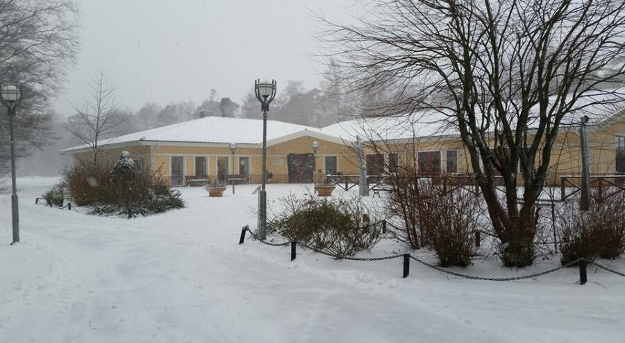 Snö Halmstad Gullbrannagården